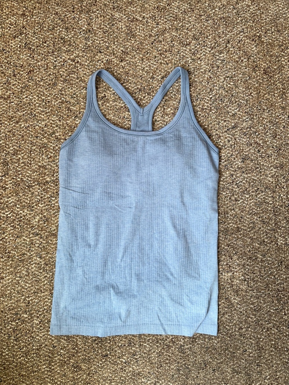 lululemon athletica Ribbed Racerback Tank - Light Blue